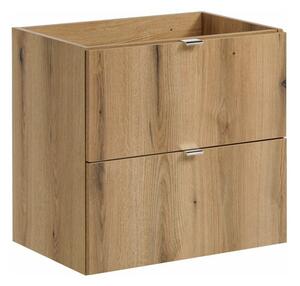 Comad Závěsná umyvadlová skříňka Nova Oak s deskou 140 cm dub evoke