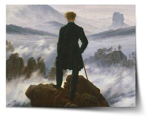 Sablio Plakát Poutník nad mořem mlhy - Caspar David Friedrich - 60x40 cm