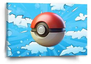 Sablio Obraz Pokemon ball Obloha - 60x40 cm