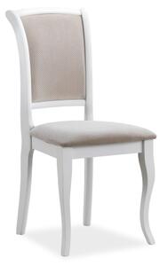Židle MN-SC bílá/béžová čalounění 132