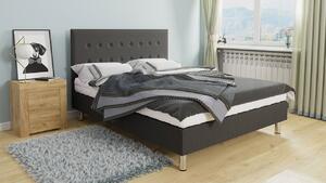Kontinentální postel Estelle, Rozměr postele: 140 x 200 cm, Potah: Solo 267 5902928090154