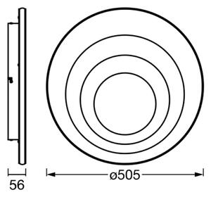 LEDVANCE Orbis Spiral Round stropní svítidlo Ø50,5cm