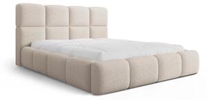 Postel s úložným prostorem Cloud 160x200 - béžové buklé Quelle 03
