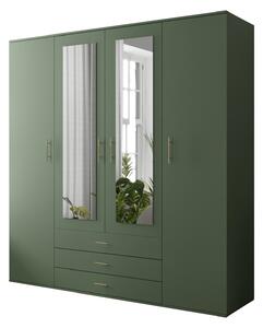 ARK - Šatní skříň OLYMP, Zelená 200 cm