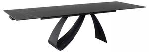 Signal Jídelní rozkládací stůl Diuna 160/240 cm keramika černý mramor/černý