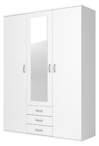 ARK - Šatní skříň OZO, Bílá 150 cm