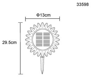 Globo 33598 - LED Solární svítidlo LED/0,06W/3V IP44