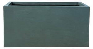 Betonový květináč Horizon (79 x 37 x 37 cm) - Tmavě zelená XXL (79 x 37 x 37 cm)