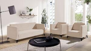 Sedací souprava Denim 3+1+1, Potah: Solo 251, Barva nožiček:: lesk černý 5902928363913