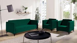 Sedací souprava Denim 3+1+1, Potah: Solo 260, Barva nožiček:: lesk černý 5902928363876