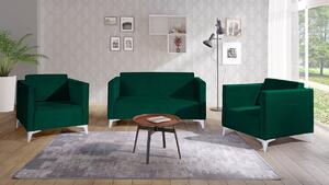 Sedací souprava Denim 2 + 1 + 1, Potah: Solo 260, Barva nožiček:: lesk bílý 5902928303766