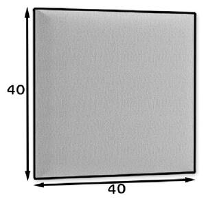 Čalouněný panel na zeď 40x40 VALERIO - světe hnědý