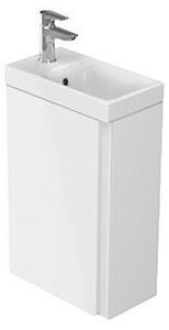 Cersanit S801-218-DSM-Koupelnová skříňka s umyvadlem MODUO SLIM 40 cm lesk. bílá