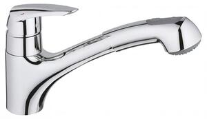 Dřezová baterie GROHE Eurodisc s vytahovací sprškou chrom 32257001