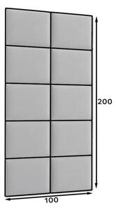 Set panelů na zeď 100x200 VALERIO - modrý