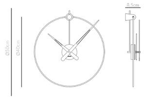 Nomon designové nástěnné hodiny Micro Anda