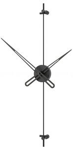 Mclocks Designové nástěnné hodiny AX6002 Axle black-black 60cm