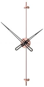 Mclocks Designové nástěnné hodiny AX6013 Axle rose gold-black 60cm