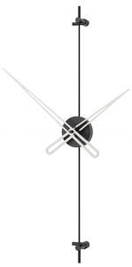 Mclocks Designové nástěnné hodiny AX6007 Axle black-silver 60cm