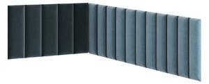 Set čalouněných panelů 100x220x50 VALERIO - světle modrý