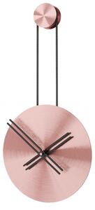 Mclocks Designové nástěnné hodiny INF3016 Infinity rose gold-black 65cm
