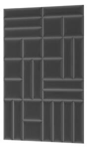 Set čalouněných nástěnných panelů 120x195 VALERIO - tmavě šedý