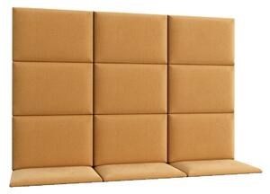 Set čalouněných panelů 180x120 VALERIO - hořčicový