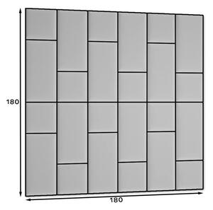 Set panelů na zeď 180x180 VALERIO - světle hnědý