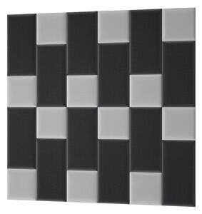 Set panelů na zeď 180x180 VALERIO - světle šedý / tmavě šedý