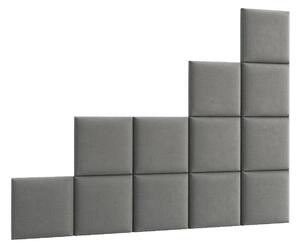 Set čalouněných panelů na zeď 200x160 VALERIO - šedý