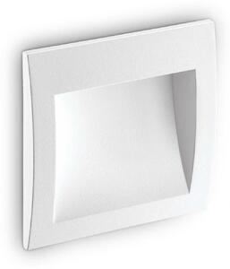 LED Venkovní zápustné svítidlo do zdi Ideal Lux WIRE AP BIG BIANCO 268989 4W 200lm 3000K IP65 14cm bílé