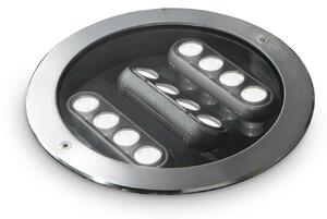 LED Venkovní zápustné svítidlo Ideal Lux TAURUS 20W 277035 20W 1950lm 3000K IP67 25,5cm ocelové