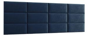 Set čalouněných panelů 240x90 VALERIO - modrý