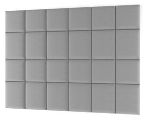 Set čalouněných panelů na zeď 240x180 VALERIO - světle šedý