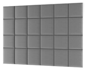 Set čalouněných panelů na zeď 240x180 VALERIO - šedý