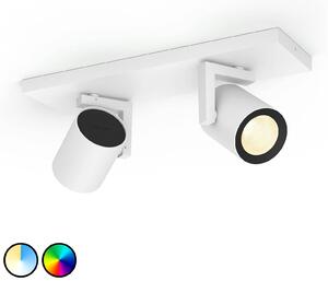 Philips Hue Argenta LED spot dvě žárovky bílý