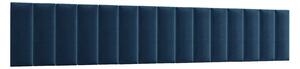 Set čalouněných nástěnných panelů 300x60 VALERIO - modrý