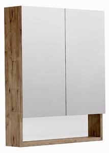 Zrcadlová skříňka SAT Cubeway 14x72 cm lamino dub wellington GALCU60DW