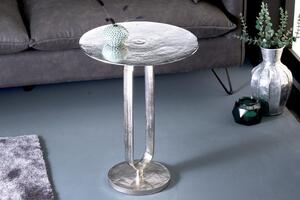 Odkládací stolek ELEGANCE 60 CM stříbrný Nábytek | Doplňkový nábytek | Odkládací stolky