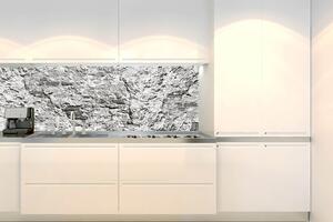 DIMEX | Fototapeta do kuchyně Textura zdi KI-180-266 | 180 x 60 cm | šedá