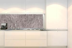 DIMEX | Fototapeta do kuchyně Rustikální tmavý štuk KI-180-267 | 180 x 60 cm | šedá, hnědá