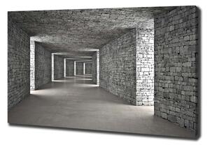 Foto obraz na plátně Tunel z cihel oc-73658635