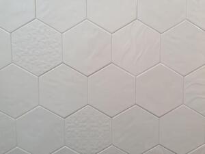 Tonalite Dlažba - obklad Exabright Decoro Relief Bianco (hexagon) 15,3x17,5