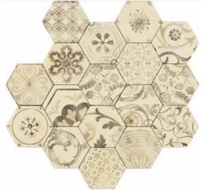 Tonalite Dlažba - obklad Examatt Decoro Mix Avorio Matt (hexagon) 15x17,1