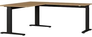 Pracovní stůl s deskou v dubovém dekoru 193x160 cm Agenda – Germania
