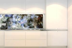 DIMEX | Fototapeta do kuchyně Hluboký vesmír KI-180-239 | 180 x 60 cm | bílá, černá, modrá