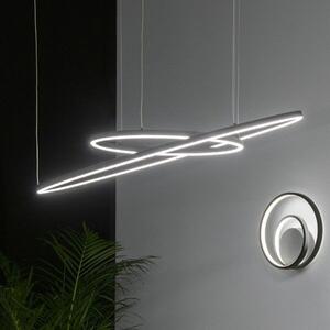 Ideal lux I304458 LED závěsné stropní svítidlo ORACLE SLIM | 76W integrovaný LED zdroj | 7050lm | 3000K