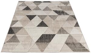 Geometrický koberec 80x150 cm HOLLIS - béžový