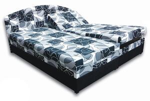 Manželská postel 160 cm Velvet (s pěnovými matracemi)