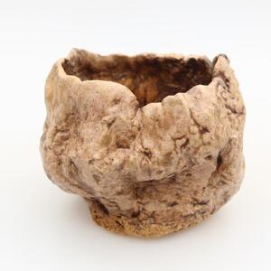 E-bonsai Keramická Skořápka 6 x 6 x 6 cm béžovohnědá